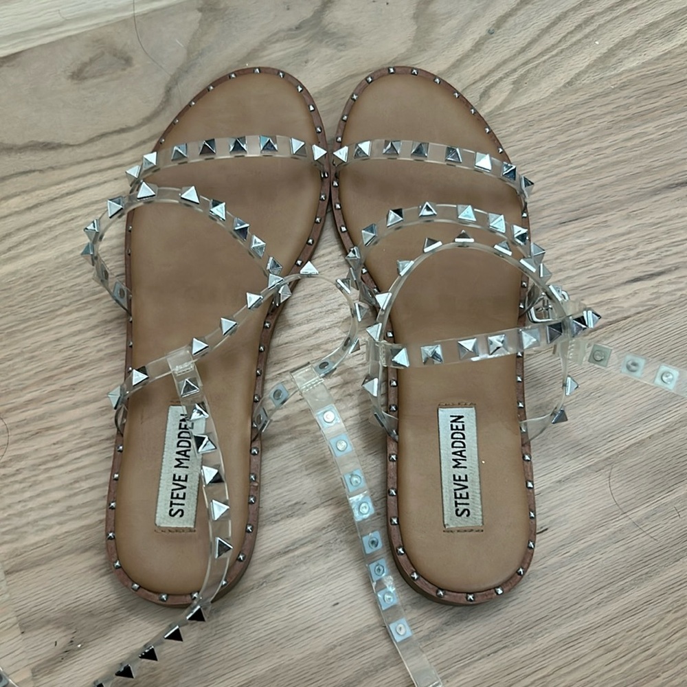 Steve Madden Travel clear sandals